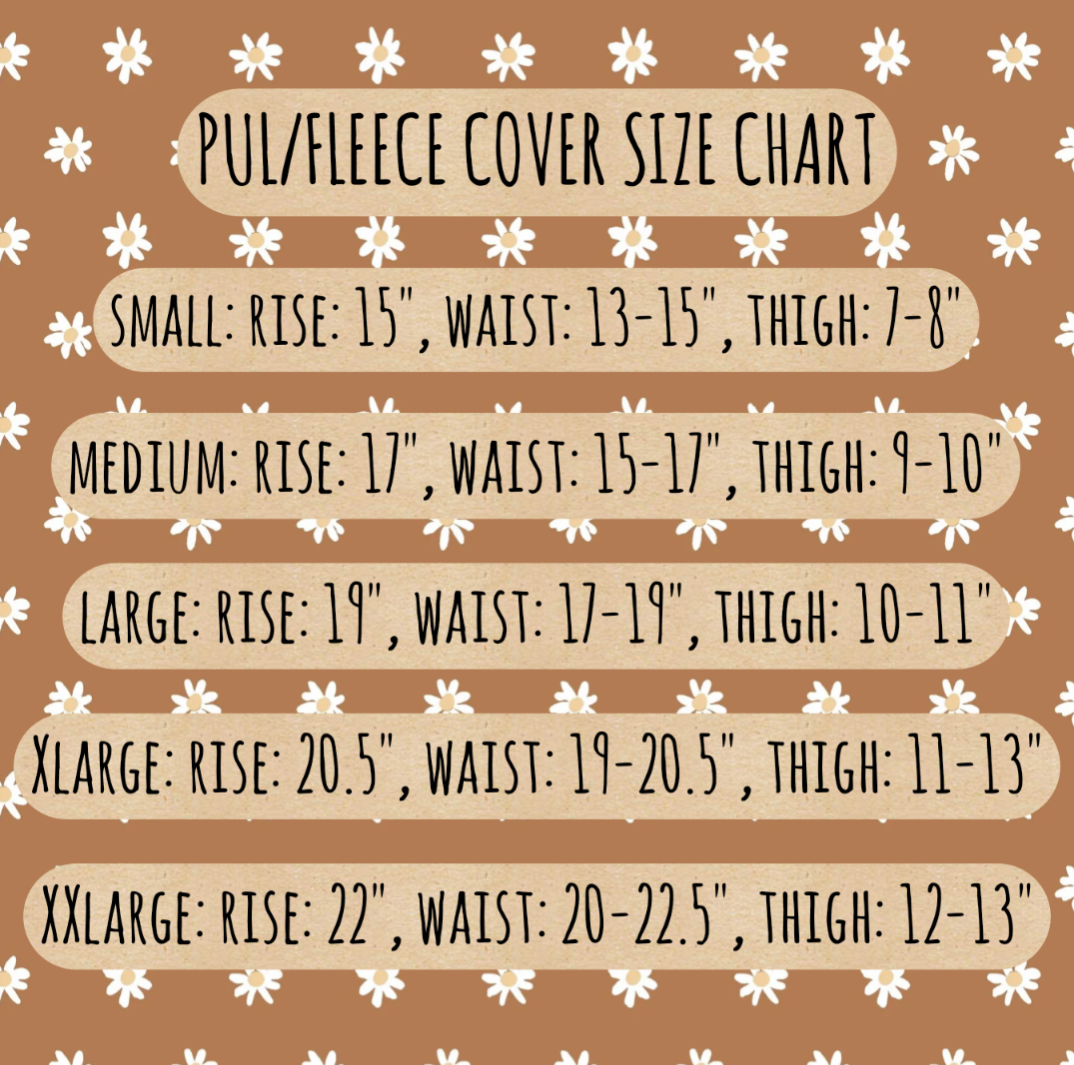 Brown and Black Plaid PUL-Over Fleece Cover