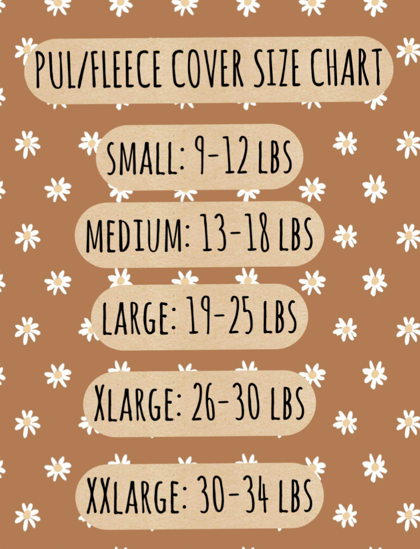 Bats and Bones PUL-Over Fleece Cover