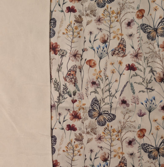 Butterfly Garden PUL-Over Fleece Cover