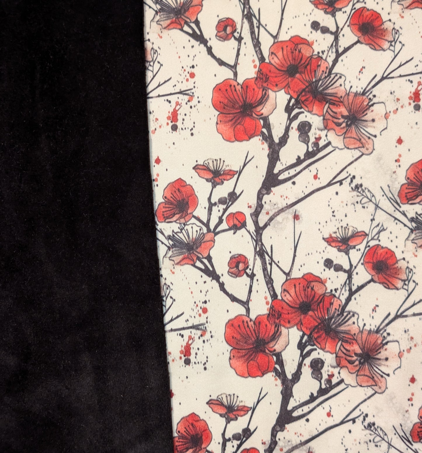 Cherry Blossoms PUL-Over Fleece Cover