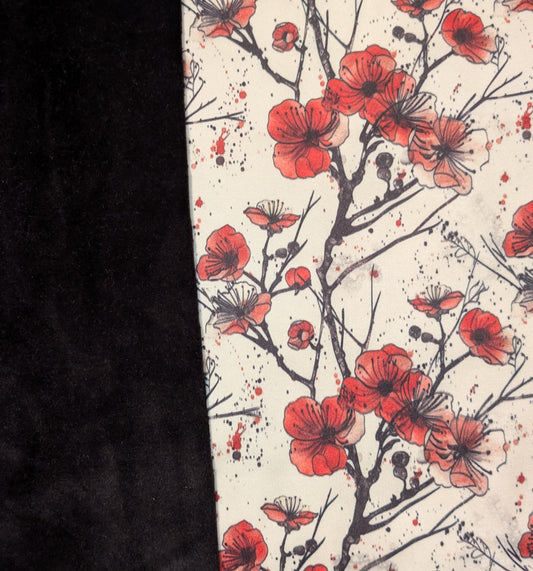 Cherry Blossoms PUL-Over Fleece Cover