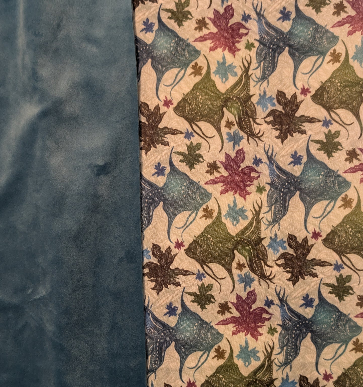 Colorful Fish PUL-Over Fleece Cover