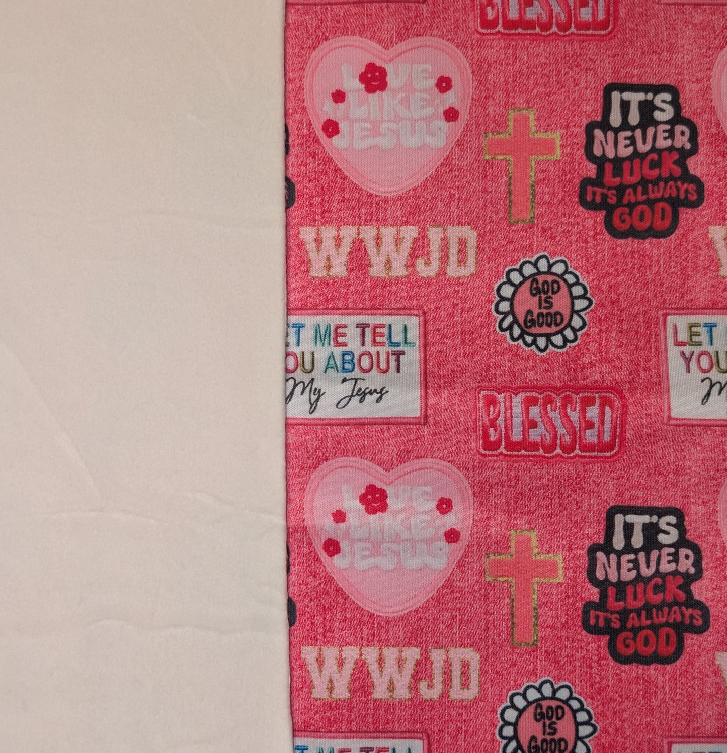 Love Like Jesus PUL-Over Fleece Cover