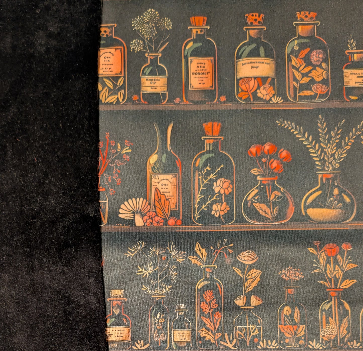 Floral Apothecary PUL-Over Fleece Cover