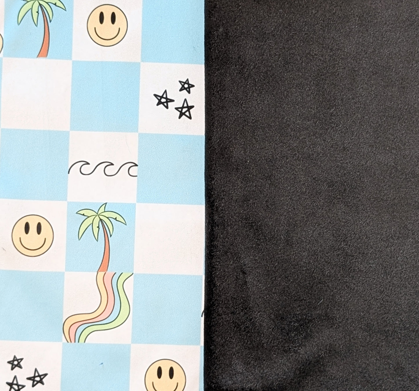 Checkered Beach PUL-Over Fleece Cover