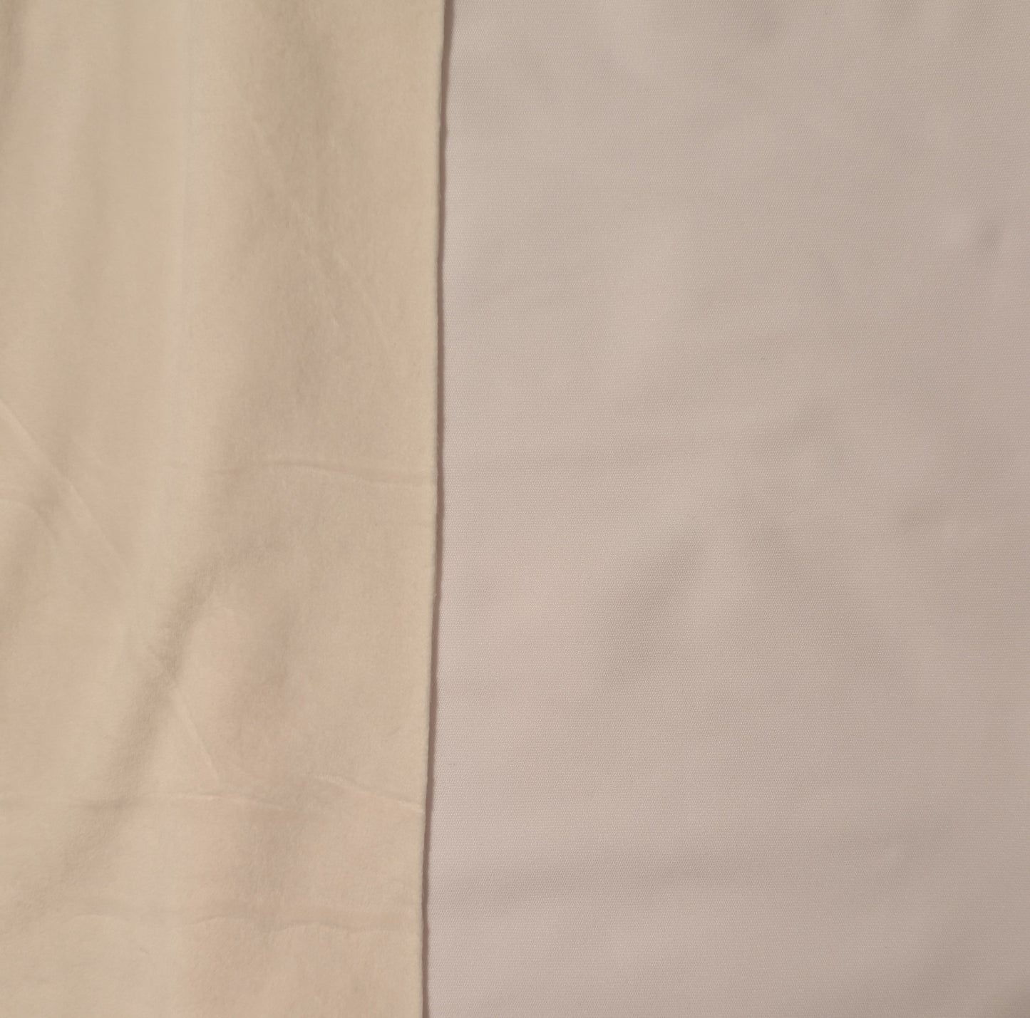 Solid White PUL-Over Fleece Cover