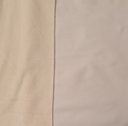 Solid White PUL-Over Fleece Cover