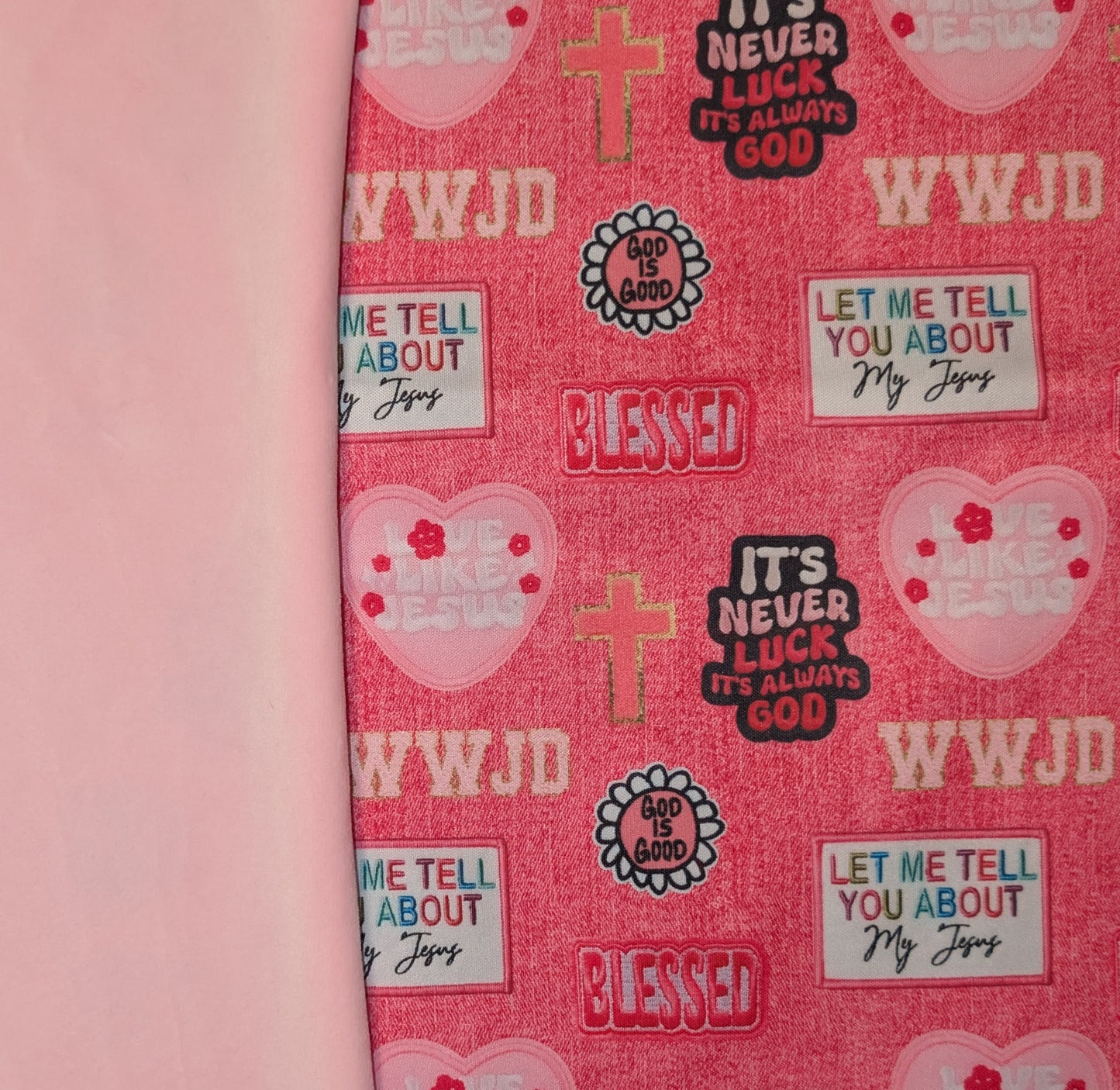 Love Like Jesus PUL-Over Fleece Cover