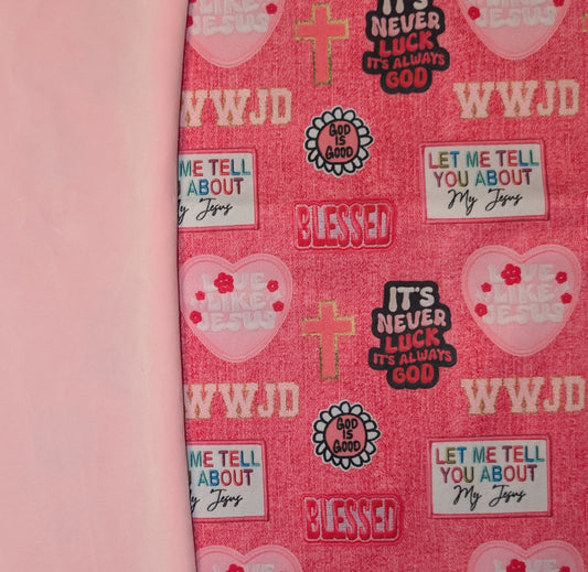 Love Like Jesus PUL-Over Fleece Cover