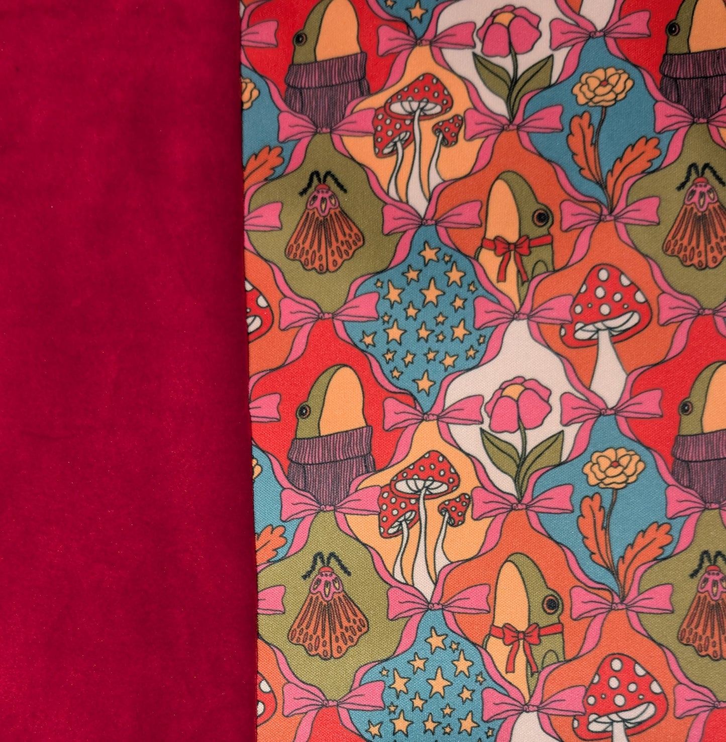 Mystical Frog & Fungi PUL-Over Fleece Cover