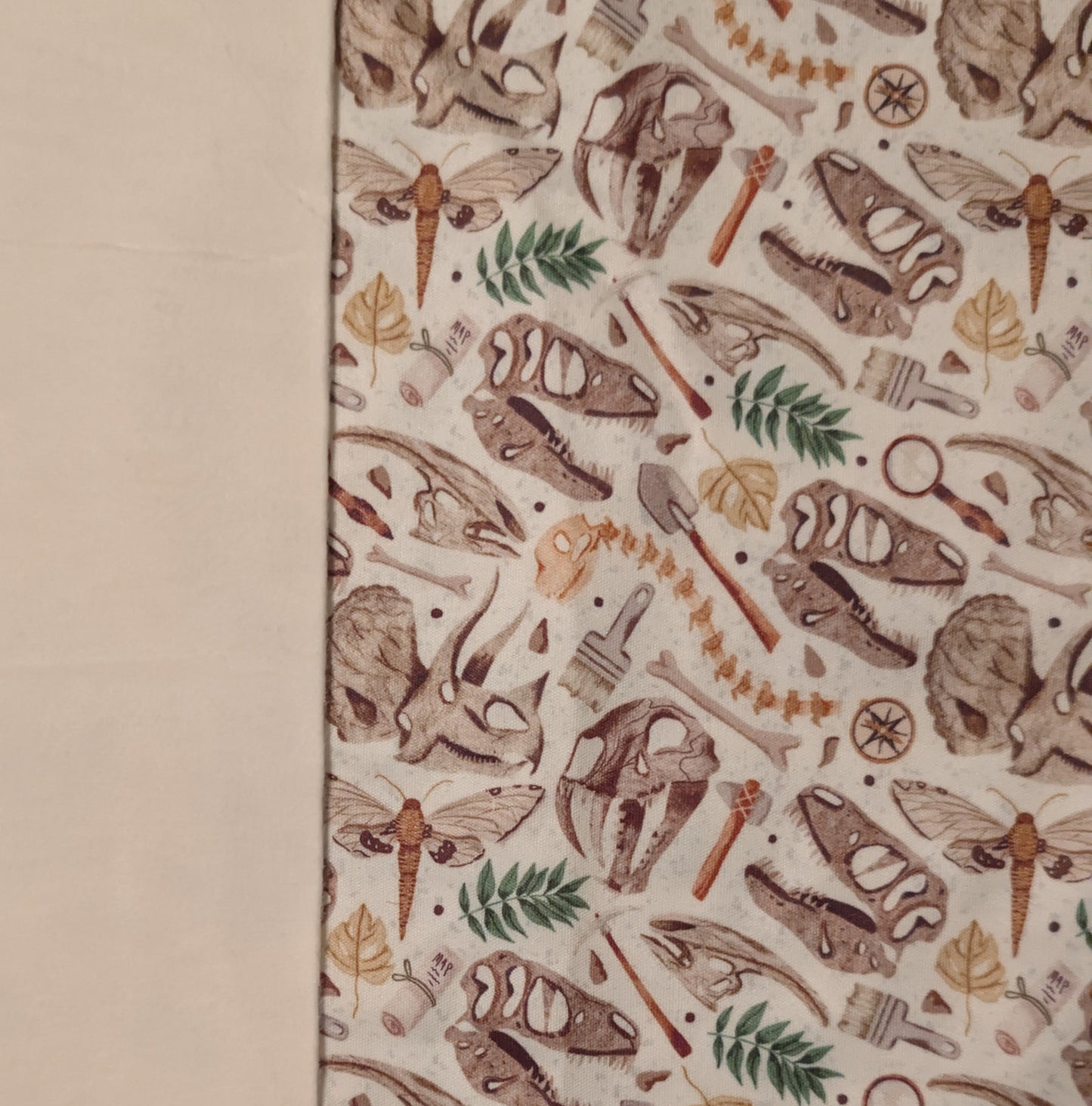 Fossils Print PUL-Over Fleece Cover