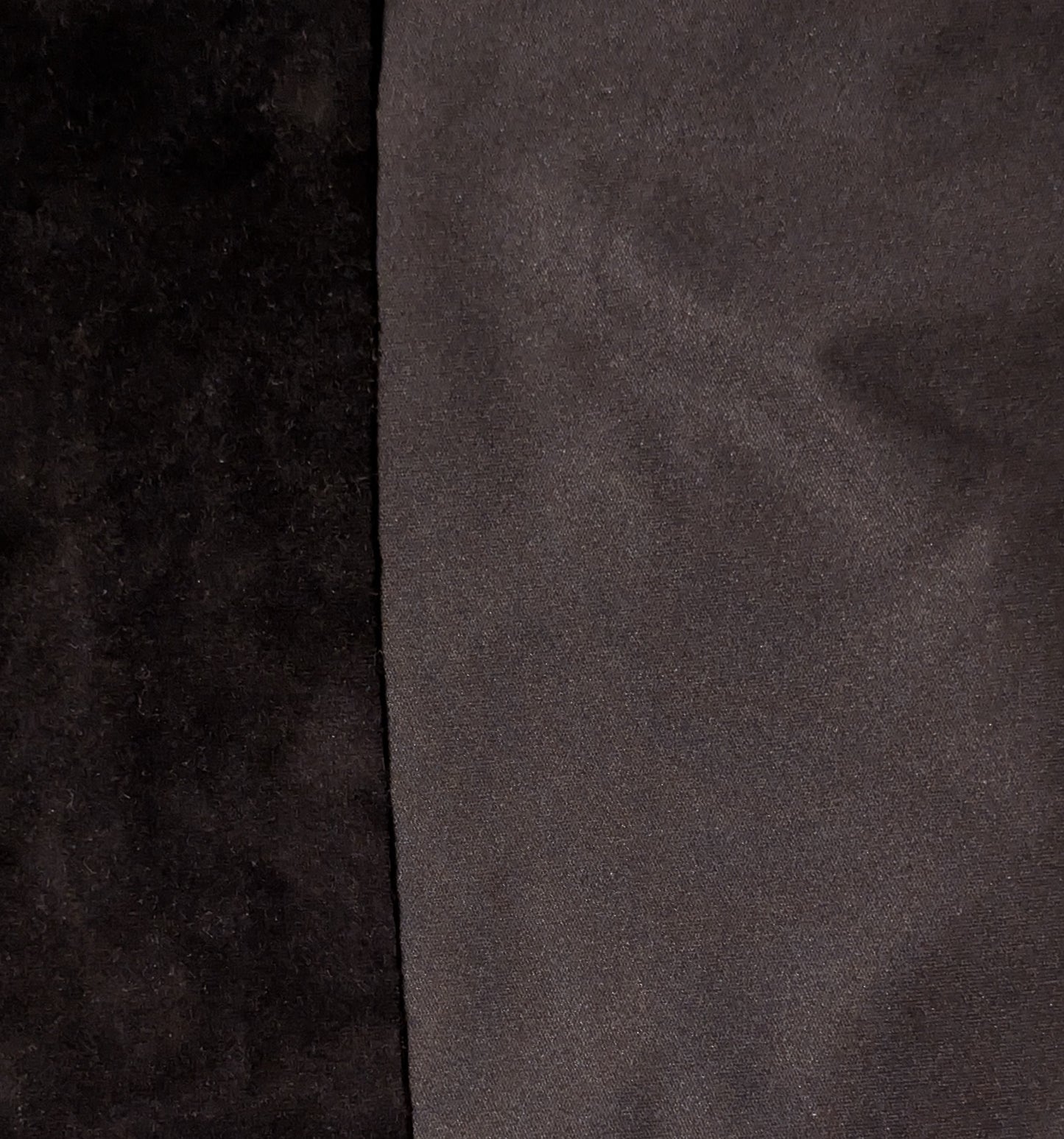 Solid Black PUL-Over Fleece Cover