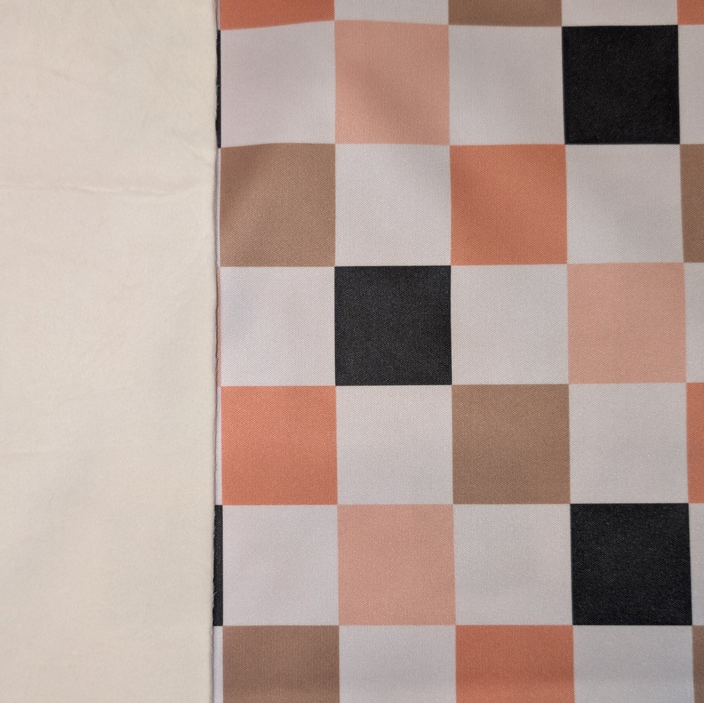 Fall Checkered PUL-Over Fleece Cover