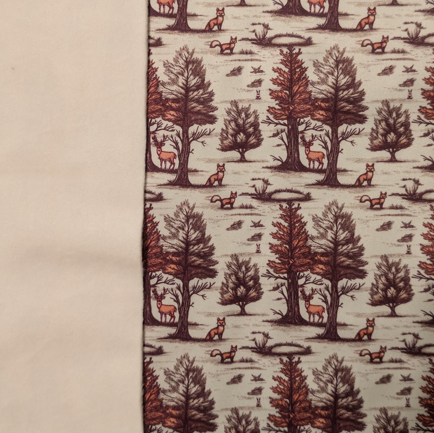 Autumn Animal Forest PUL-Over Fleece Cover