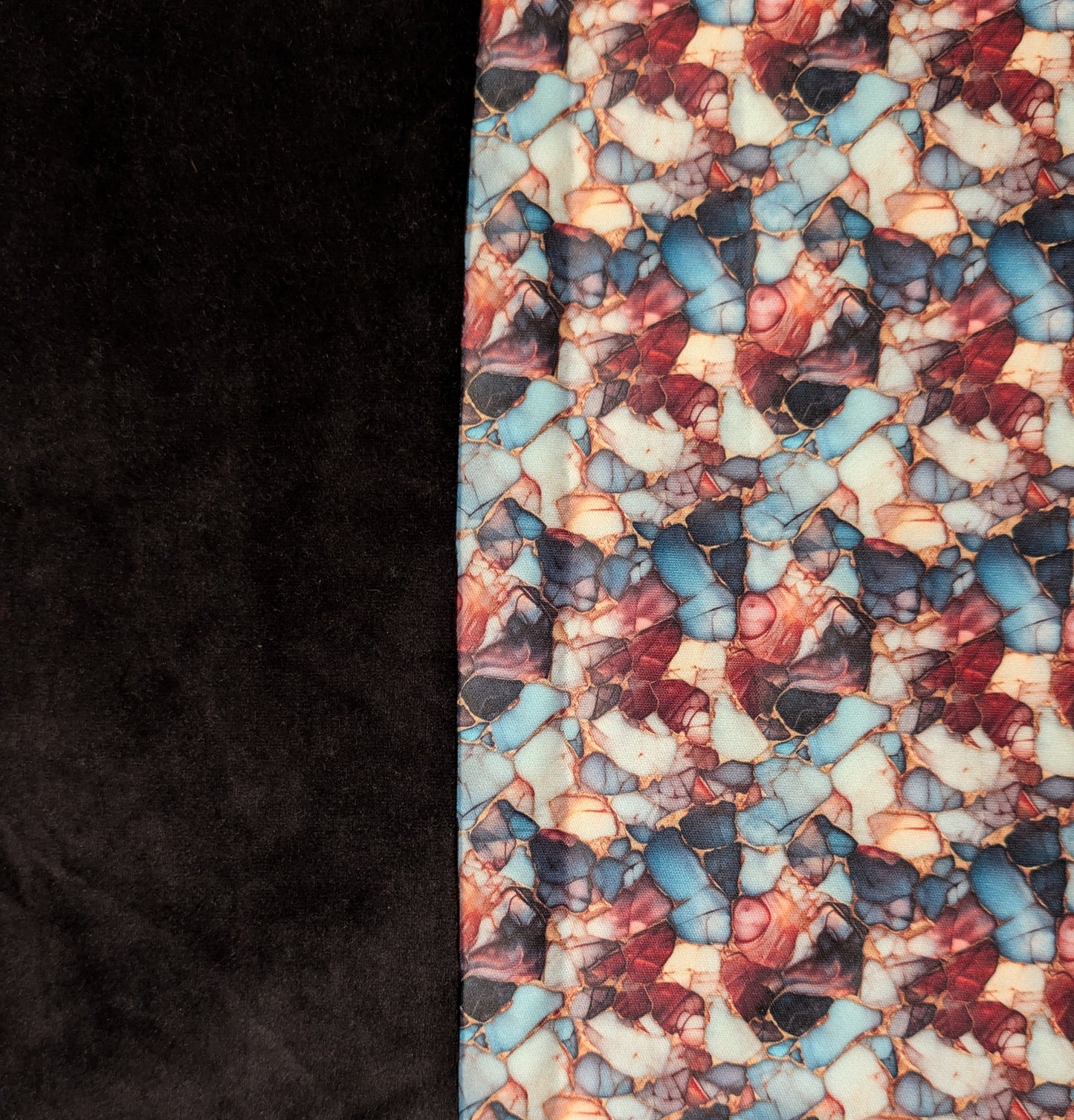 Gold Terrazzo PUL-Over Fleece Cover