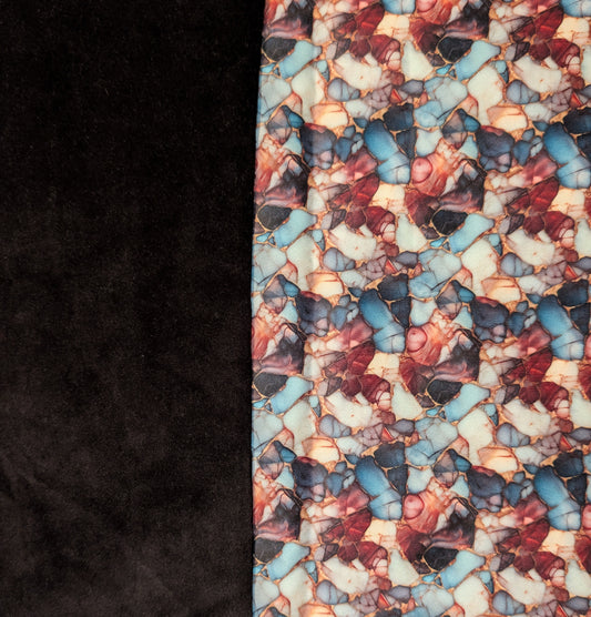 Gold Terrazzo PUL-Over Fleece Cover