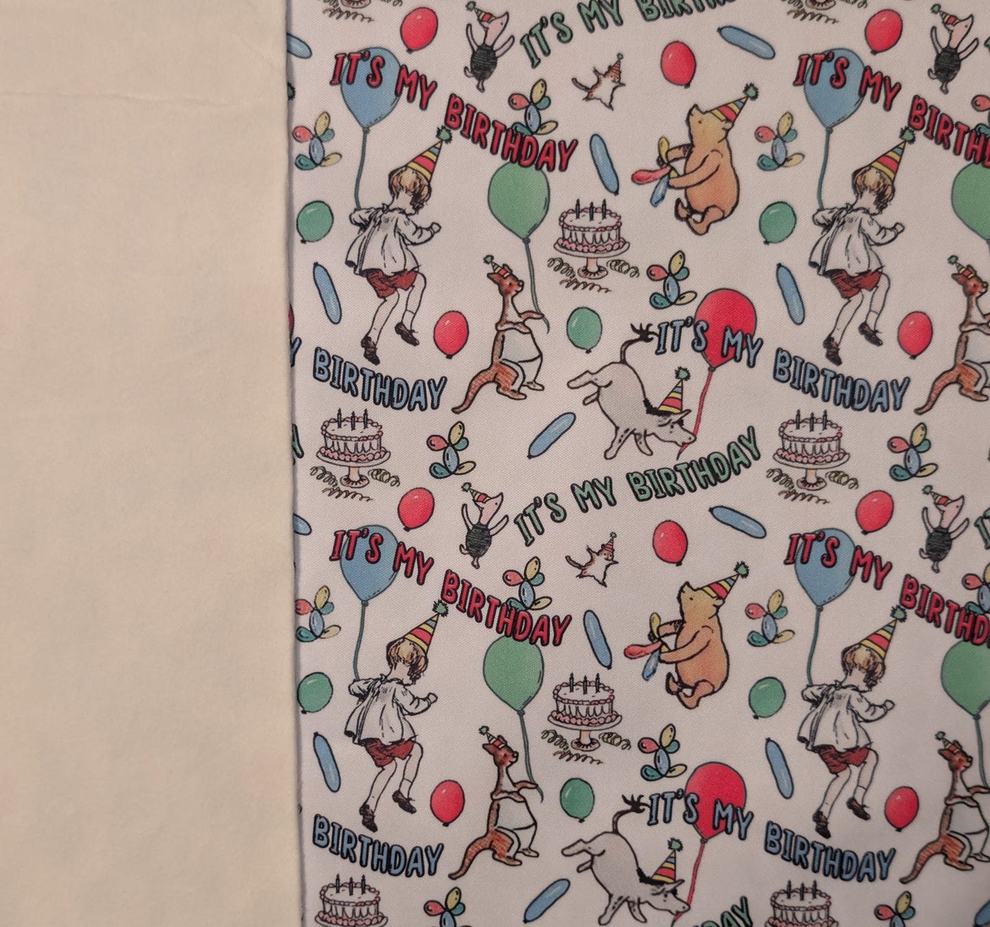 It's My Birthday PUL-Over Fleece Cover