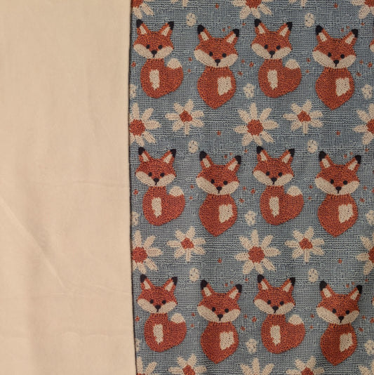 Knitted Foxes PUL-Over Fleece Cover