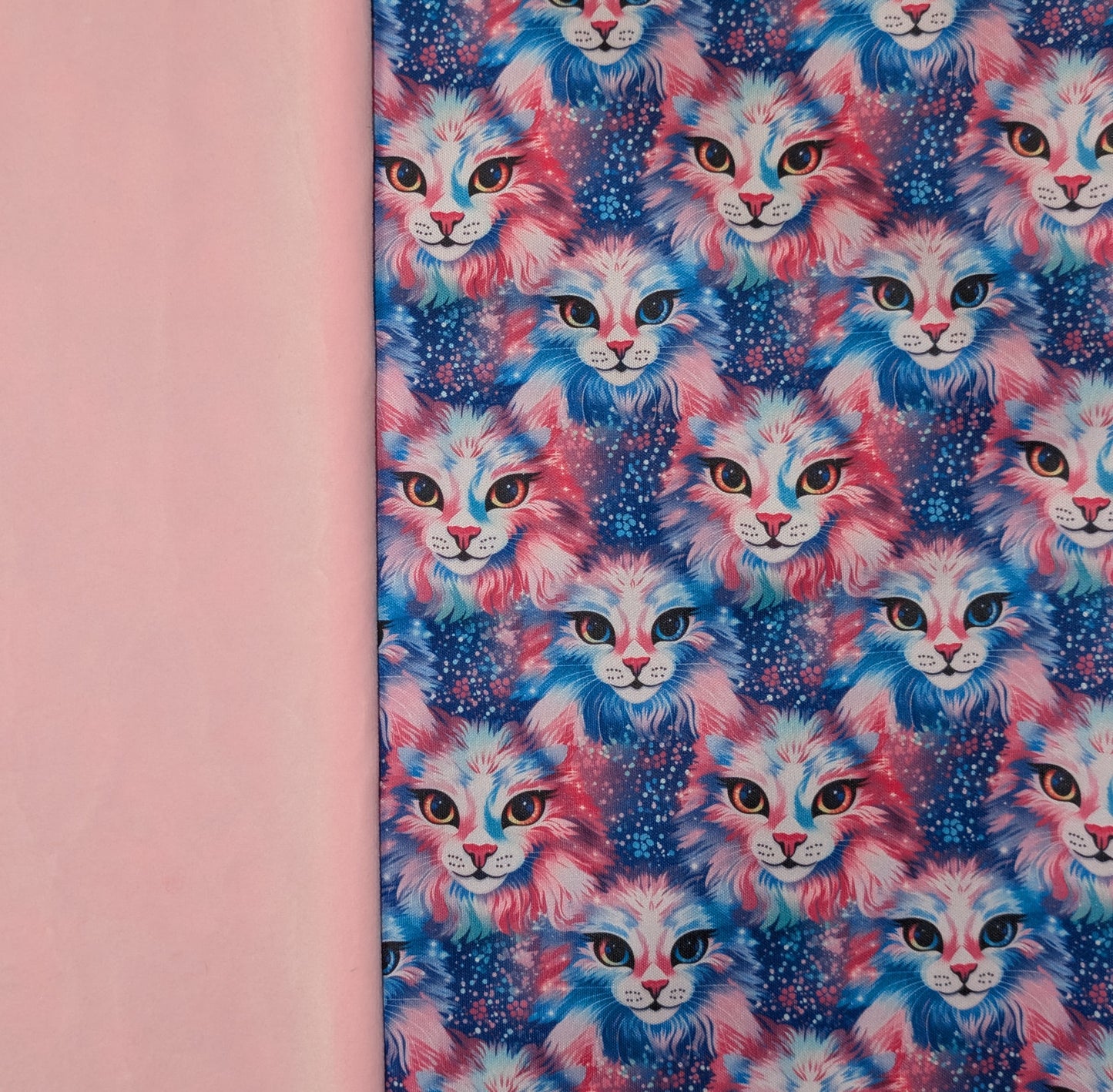 Galaxy Cats PUL-Over Fleece Cover