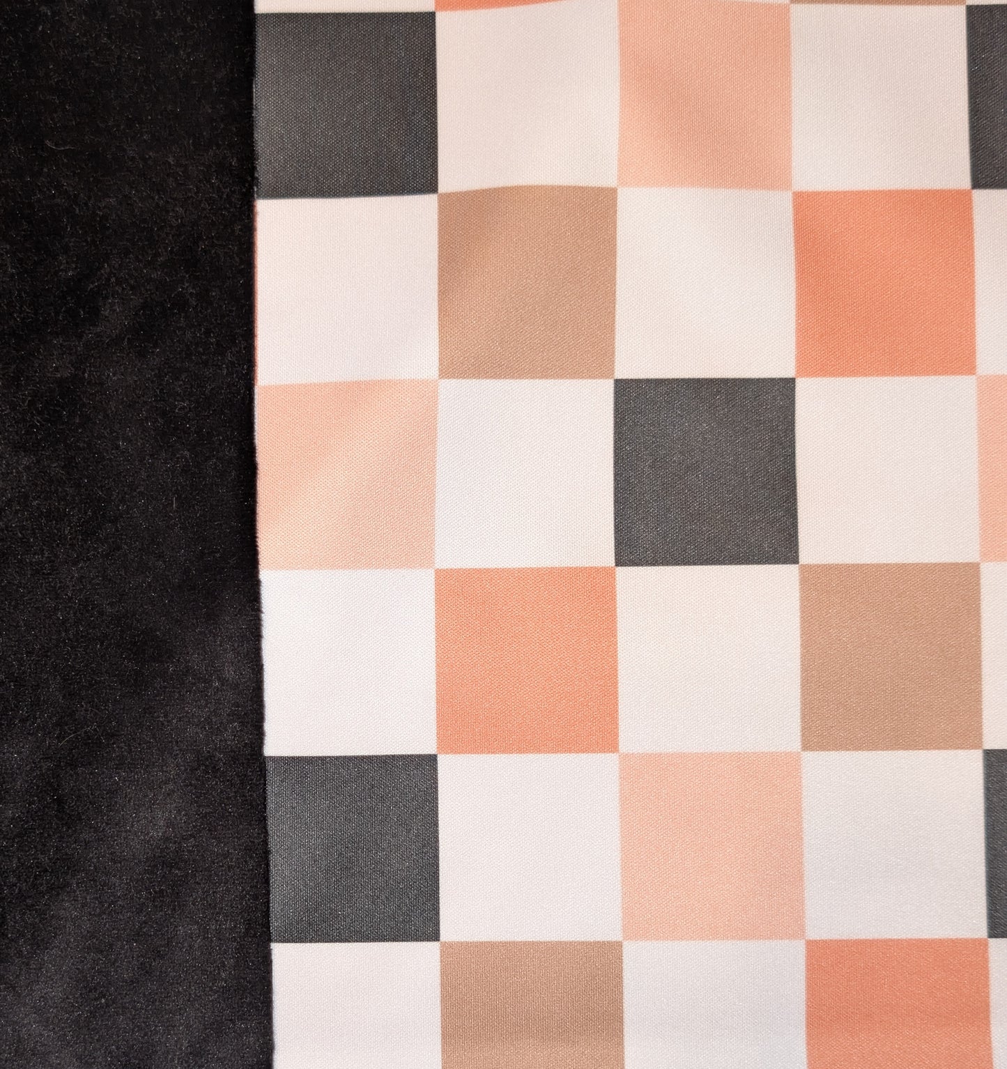 Fall Checkered PUL-Over Fleece Cover