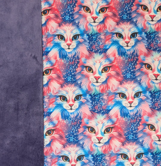 Galaxy Cats PUL-Over Fleece Cover