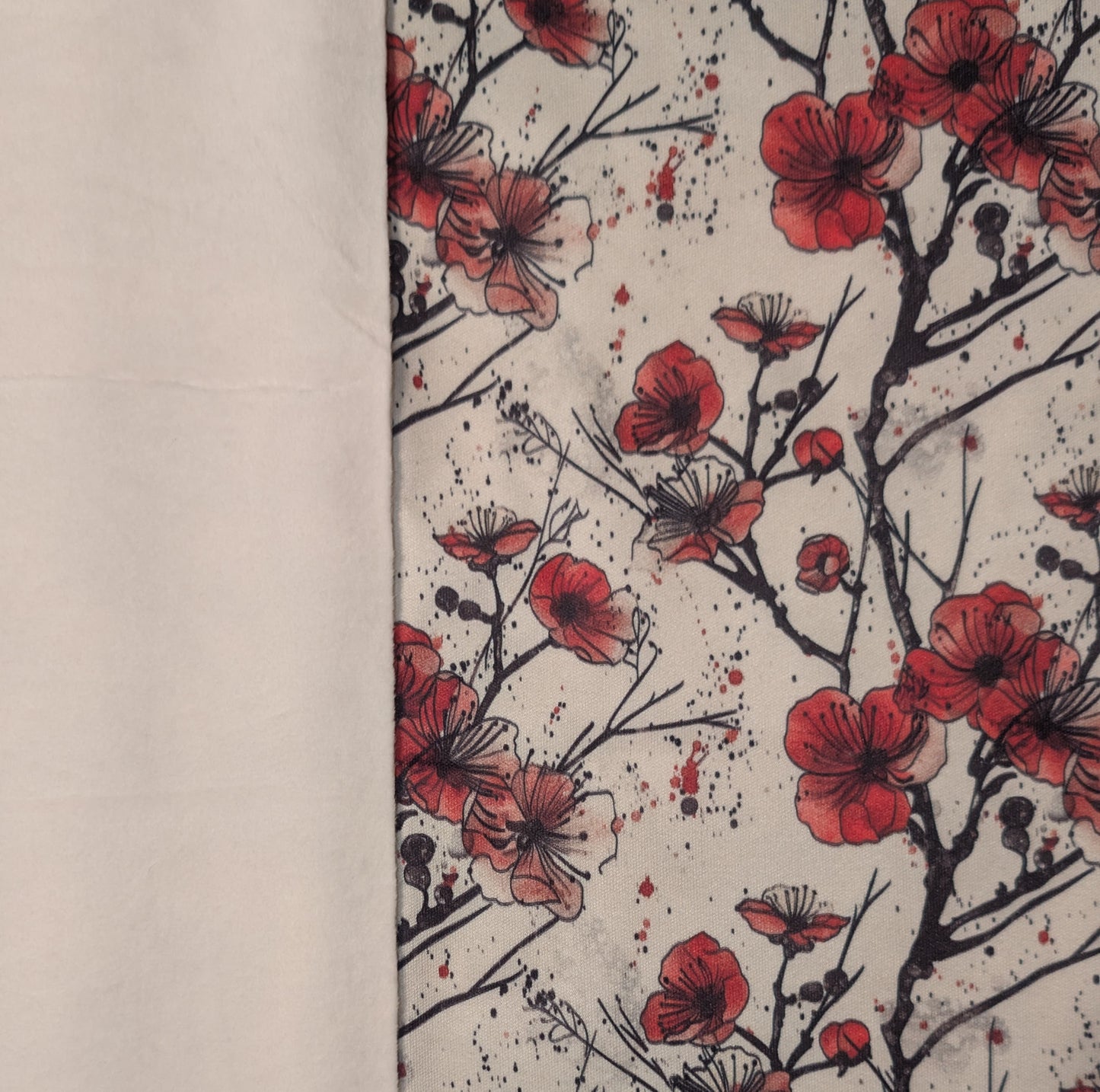 Cherry Blossoms PUL-Over Fleece Cover