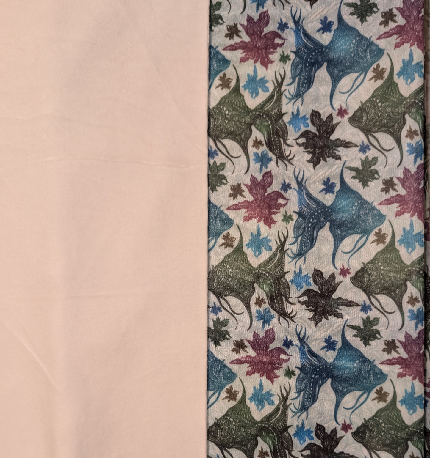 Colorful Fish PUL-Over Fleece Cover