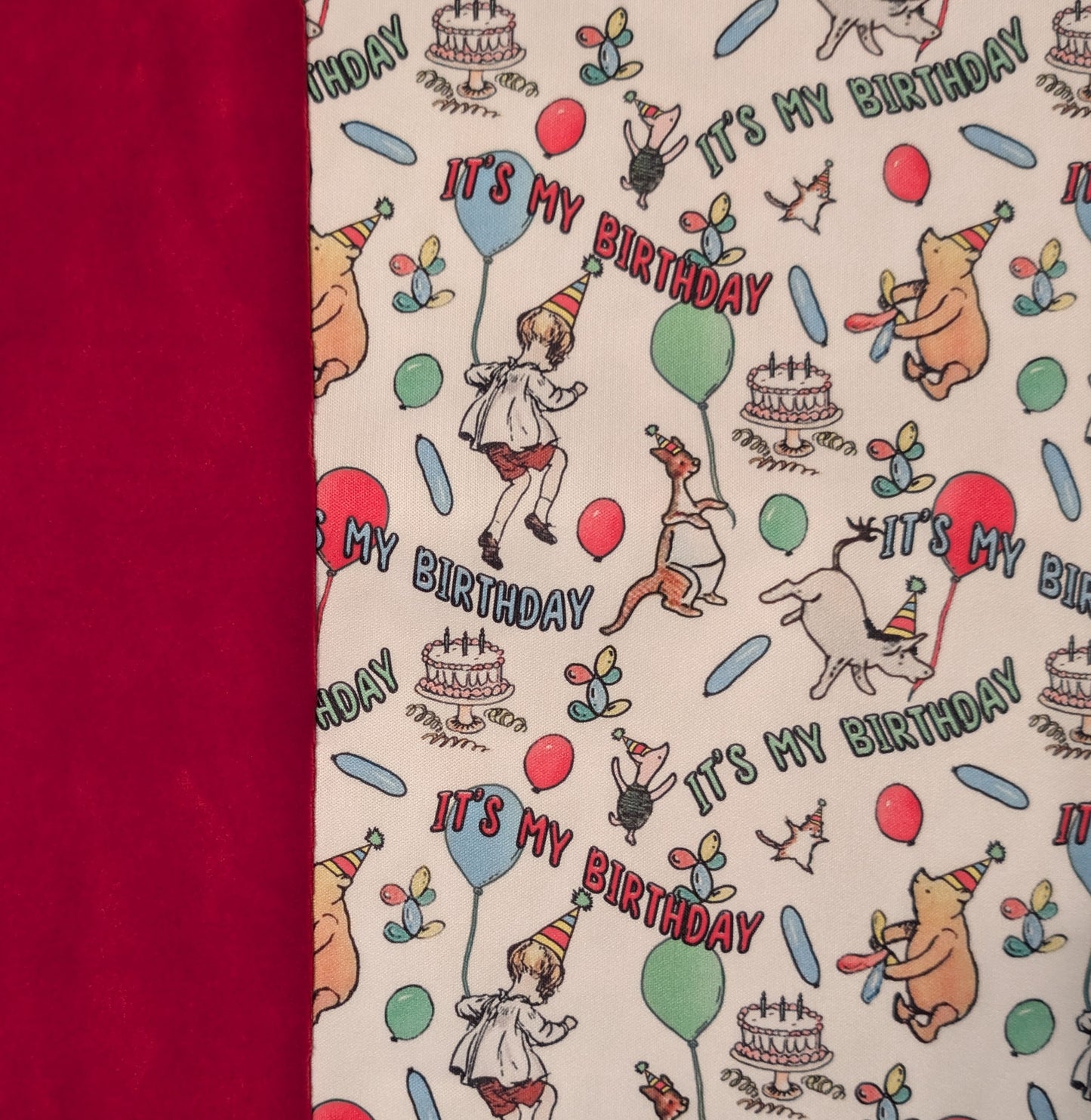 It's My Birthday PUL-Over Fleece Cover