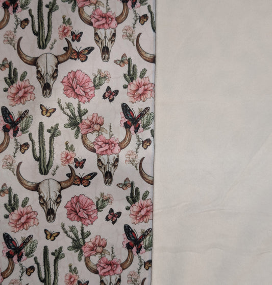 Floral Desert PUL-Over Fleece Cover