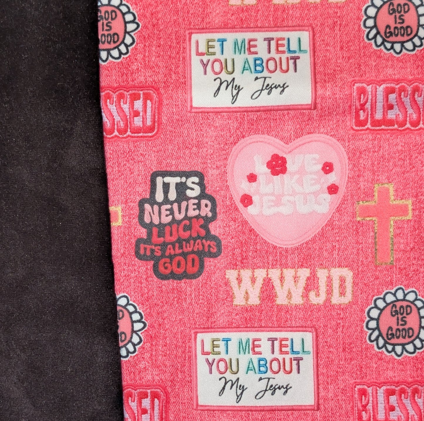 Love Like Jesus PUL-Over Fleece Cover